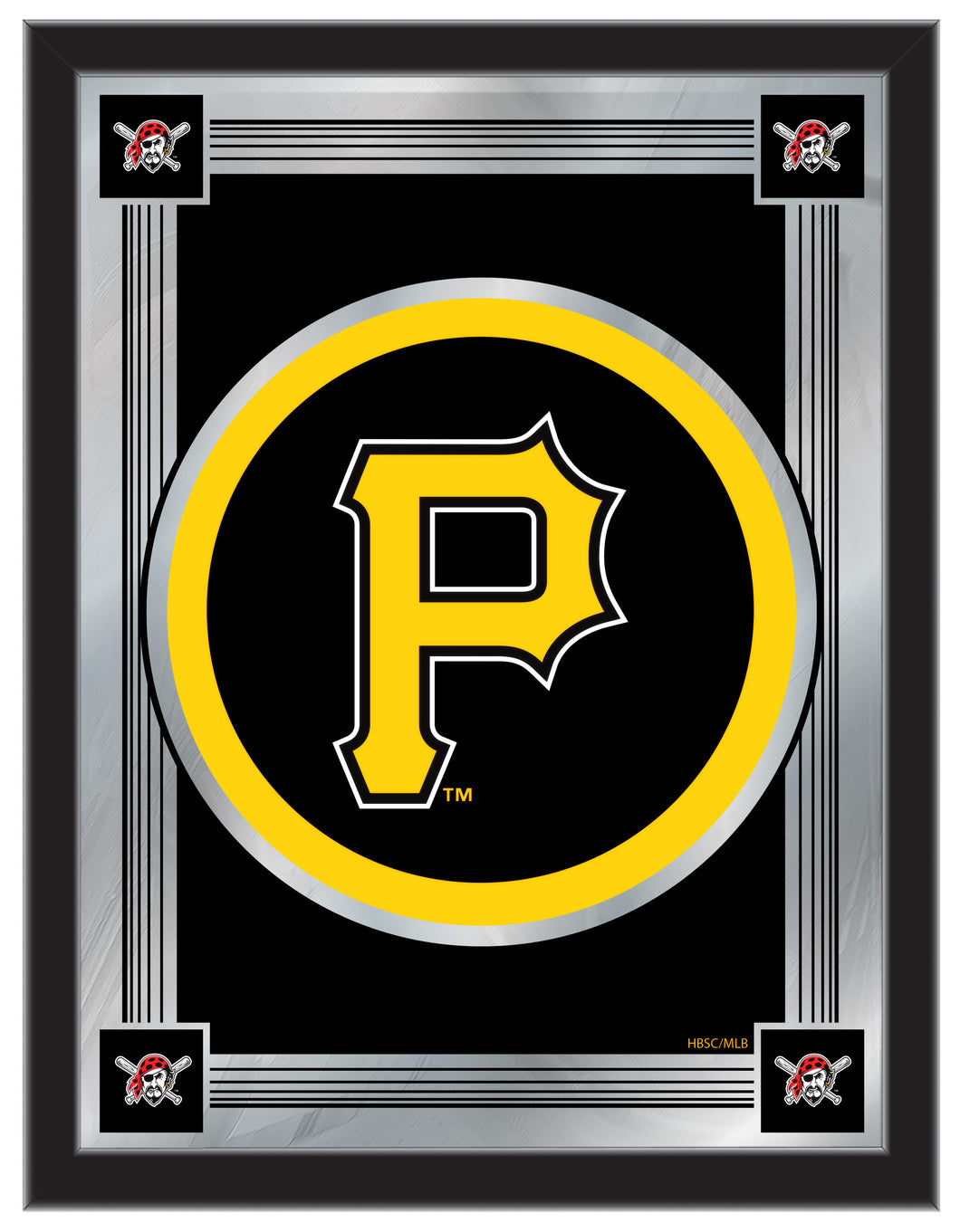 Pittsburgh Pirates Logo Wall Mirror - 17
