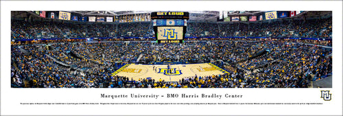 Marquette Golden Eagles Basketball BMO Harris Bradley Center Panoramic Picture