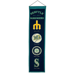 Seattle Mariners Heritage Banner - 8"x32"