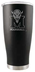 Marshall Thundering Herd 20oz. Stainless Steel Etched Tumbler