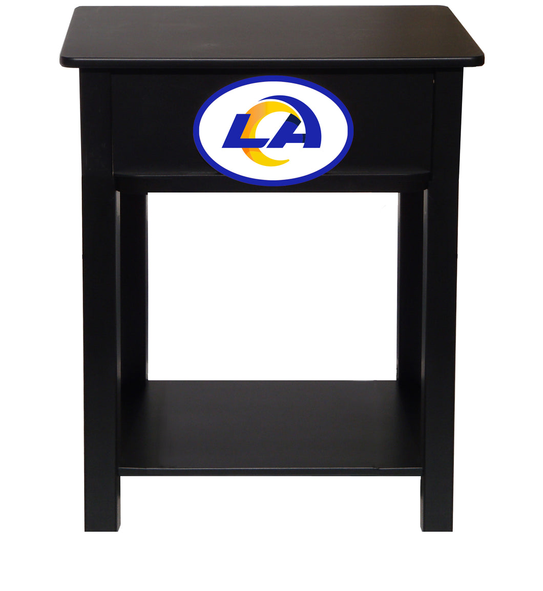 Los Angeles Rams Champions NFL Sculpture Featuring A Beveled Glass