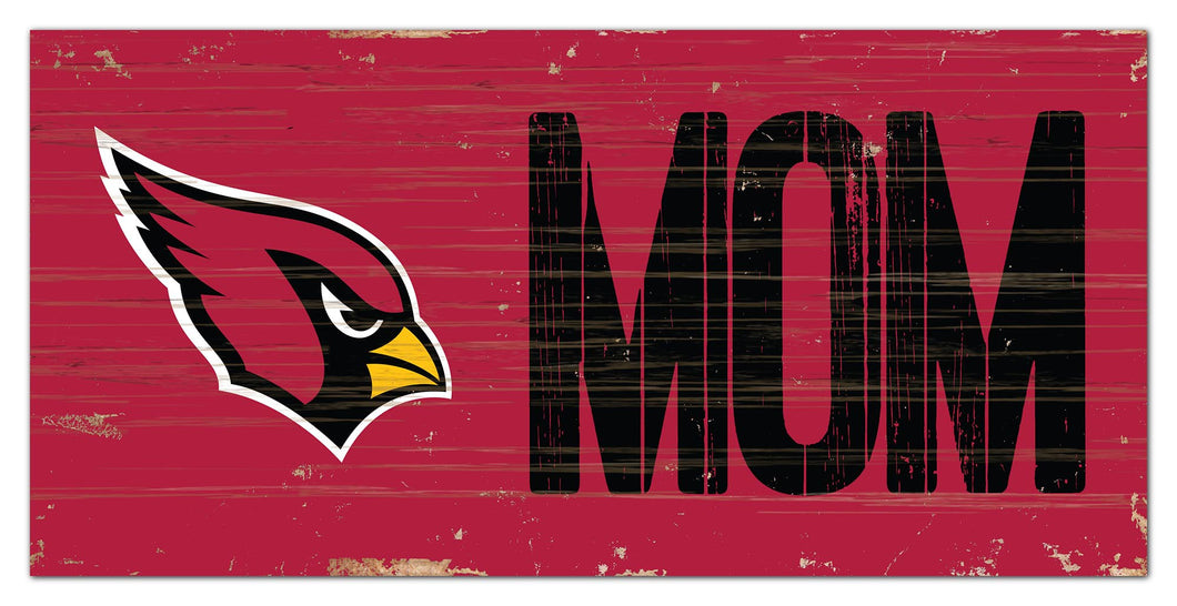 Arizona Cardinals Mom Wood Sign - 6