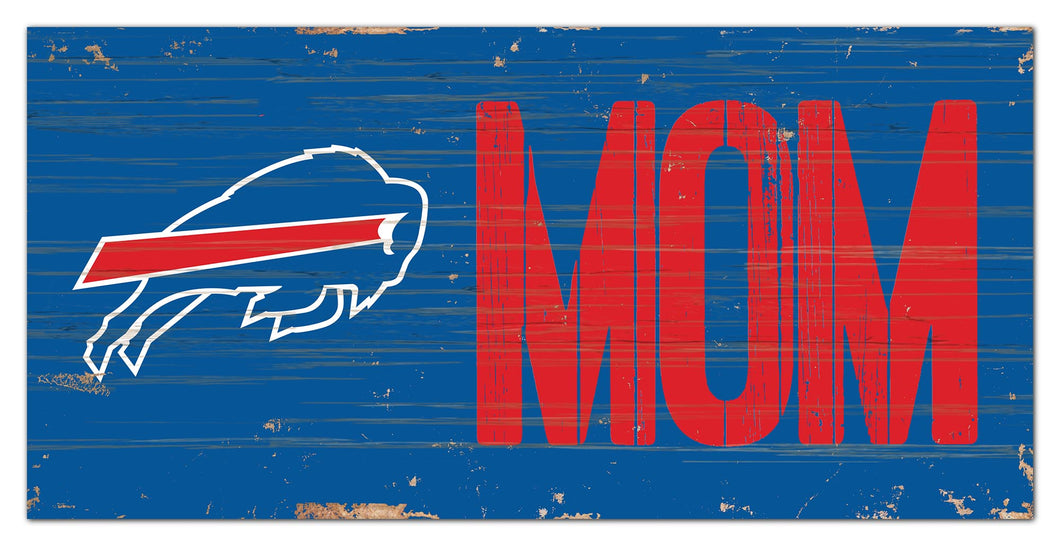 NFL Round Distressed Sign: Buffalo Bills