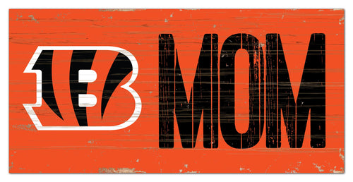 Cincinnati Bengals Mom Wood Sign - 6