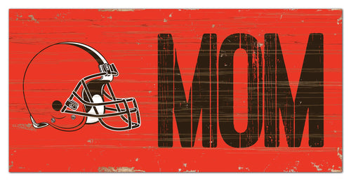 Cleveland Browns Mom Wood Sign - 6