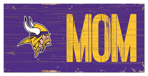 Minnesota Vikings Mom Wood Sign - 6