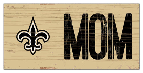 New Orleans Saints Mom Wood Sign - 6