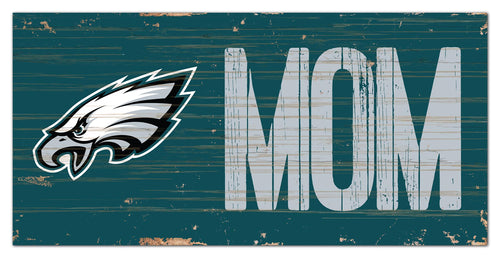 Philadelphia Eagles Mom Wood Sign - 6