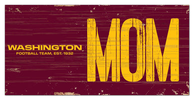 Washington Football Team Mom Wood Sign - 6
