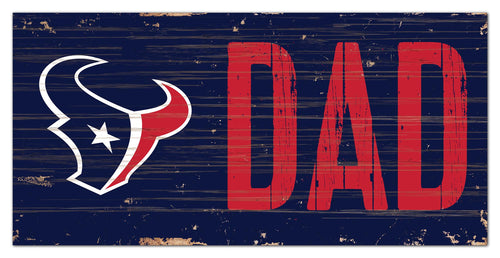 Houston Texans Dad Wood Sign - 6