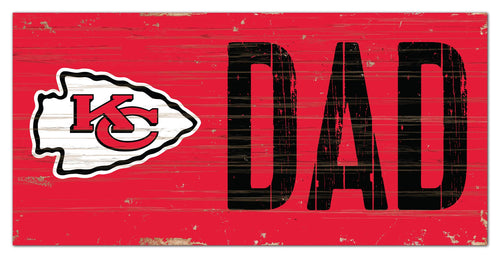 Kansas City Chiefs Dad Wood Sign - 6