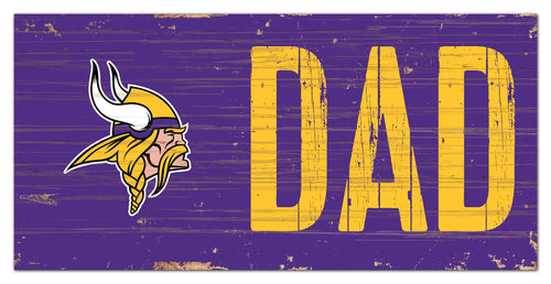 Minnesota Vikings Dad Wood Sign - 6