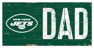 New York Jets Dad Wood Sign - 6"x12"
