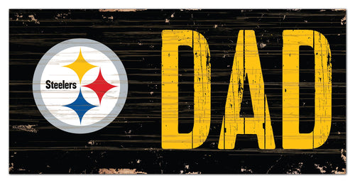 Pittsburgh Steelers Dad Wood Sign - 6