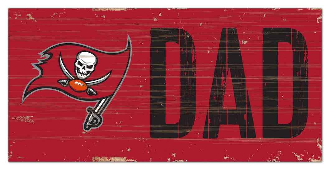 Tampa Bay Buccaneers Dad Wood Sign - 6