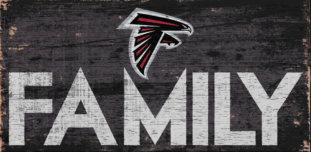 Atlanta Falcons Family Wood Sign 