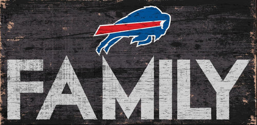 Buffalo Bills Family Wood Sign