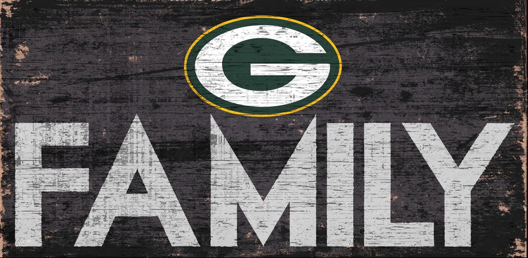 Green Bay Packers Family Wood Sign - 12