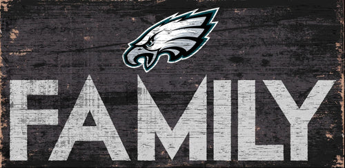 Philadelphia Eagles Family Wood Sign