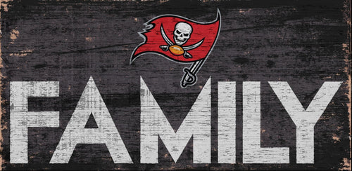 Tampa Bay Buccaneers Family Wood Sign 