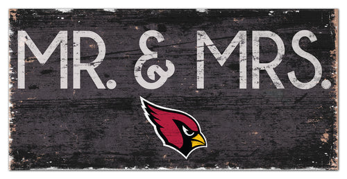 Arizona Cardinals Mr. & Mrs. Wood Sign - 6