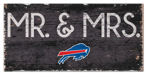Buffalo Bills Mr. & Mrs. Wood Sign - 6