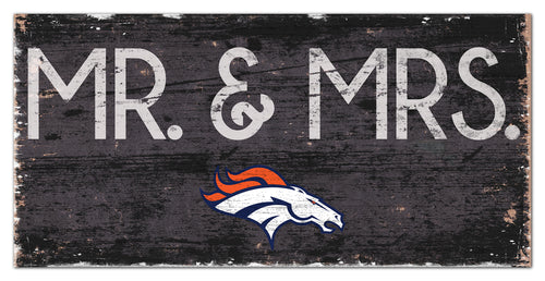 Denver Broncos Mr. & Mrs. Wood Sign - 6