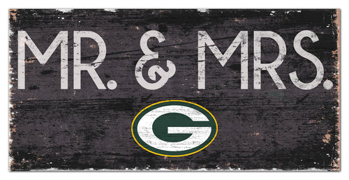 Green Bay Packers Mr. & Mrs. Wood Sign - 6