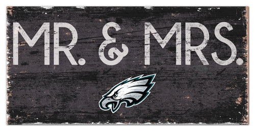 Philadelphia Eagles Mr. & Mrs. Wood Sign - 6