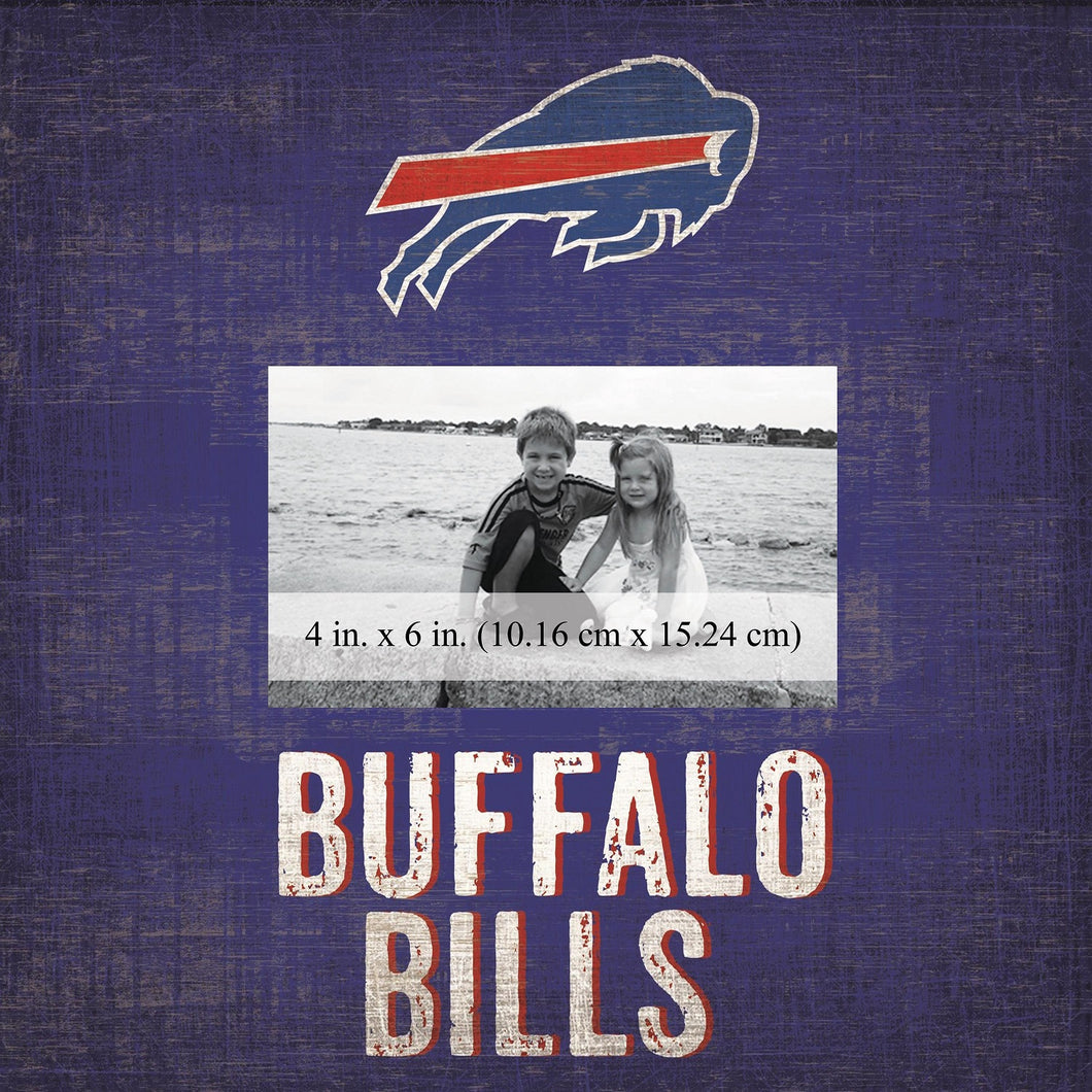 NFL Round Distressed Sign: Buffalo Bills