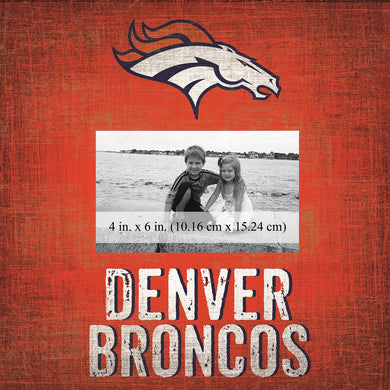 Denver Broncos Team Logo Picture Frame