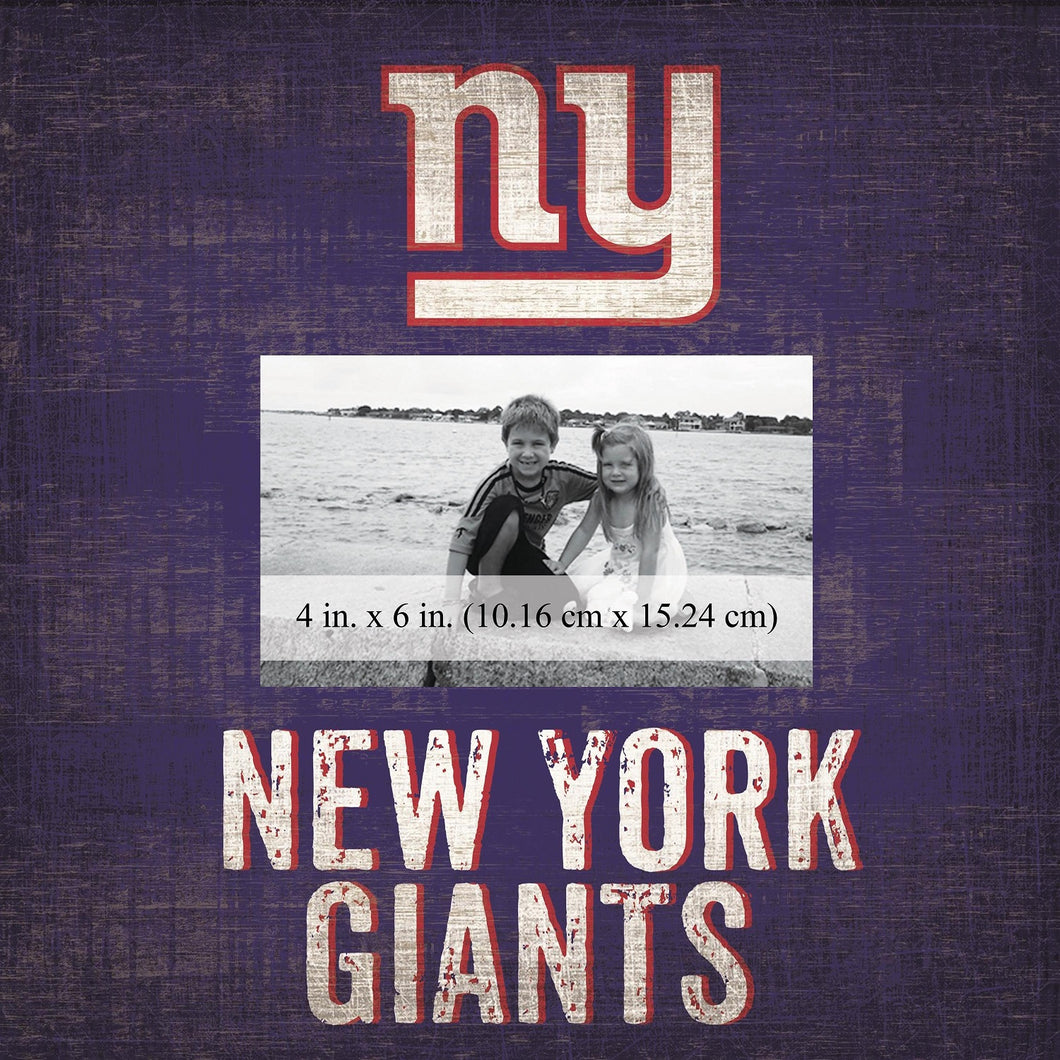 New York Giants Team Logo Picture Frame