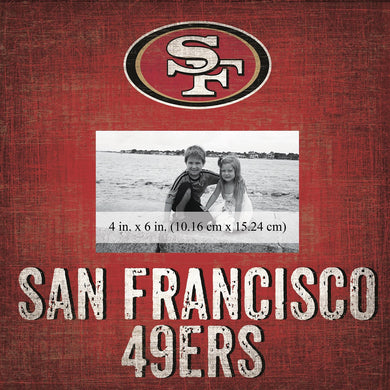 San Francisco 49ers Team Logo Picture Frame