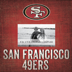 San Francisco 49ers Team Logo Picture Frame – Sports Fanz