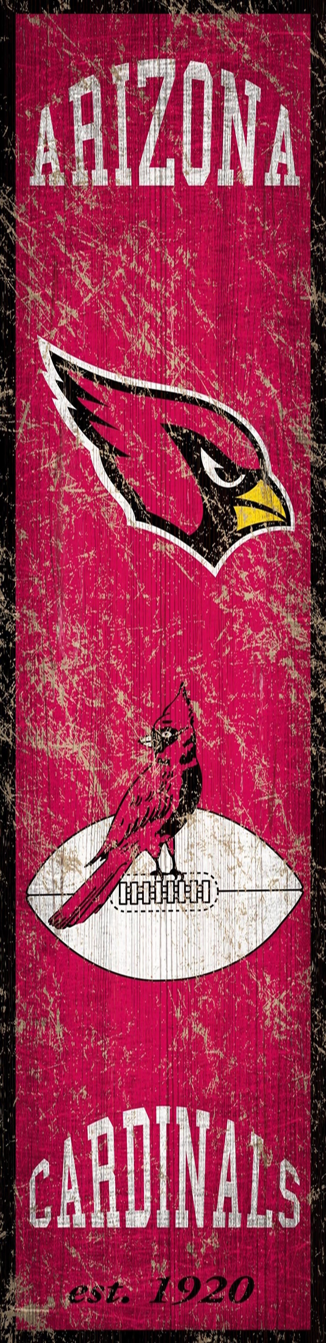 Arizona Cardinals Heritage Banner Vertical Sign - 6