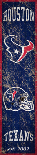 Houston Texans Heritage Banner Vertical Sign - 6