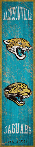 Jacksonville Jaguars Heritage Banner Vertical Sign - 6