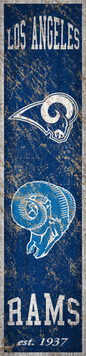 Los Angeles Rams Heritage Banner Vertical Sign - 6