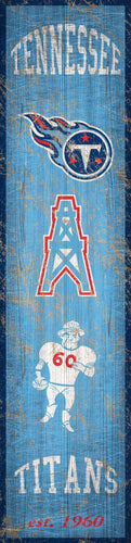 Tennessee Titans Heritage Banner Vertical Sign - 6