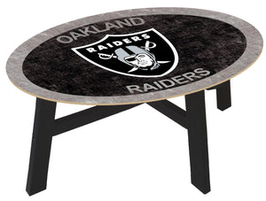 Oakland Raiders Color Logo Coffee Table