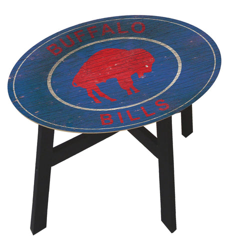 Buffalo Bills Heritage Logo Wood Side Table