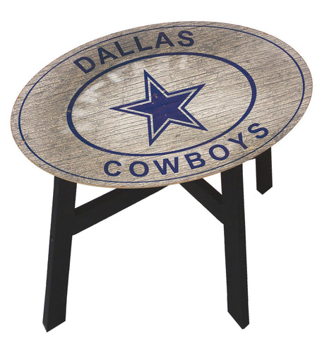 Dallas Cowboys Heritage Logo Wood Side Table