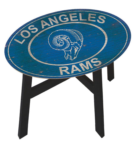 Los Angeles Rams Heritage Logo Wood Side Table