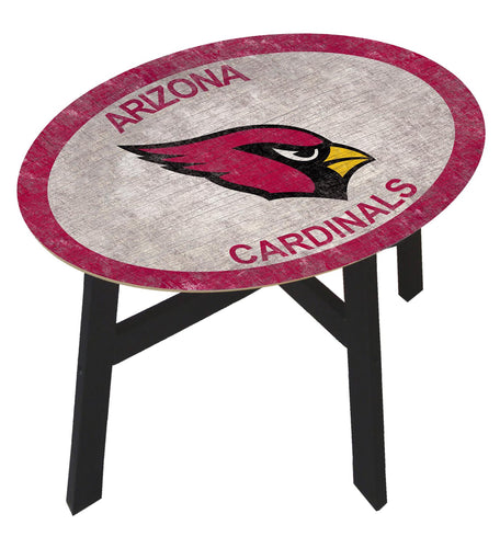 Arizona Cardinals Team Color Wood Side Table