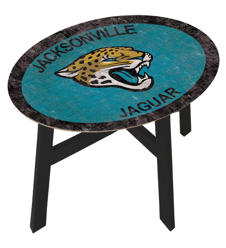 Jacksonville Jaguars Team Color Wood Side Table