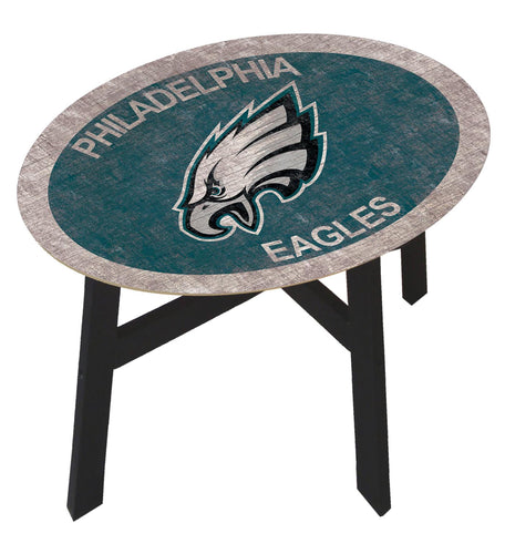 Philadelphia Eagles Team Color Wood Side Table