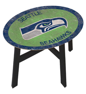 Seattle Seahawks Team Color Wood Side Table