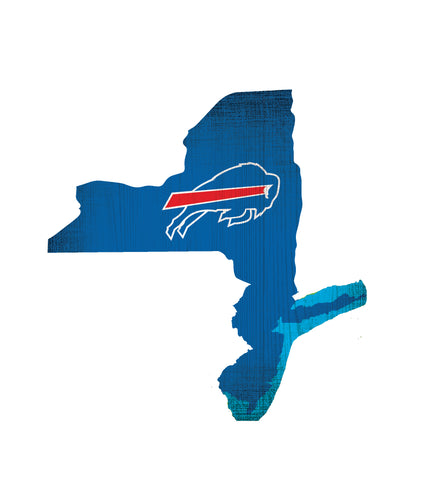 Buffalo Bills State Wood Sign