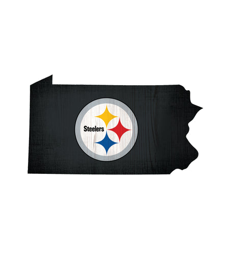 Pittsburgh Steelers State Wood Sign