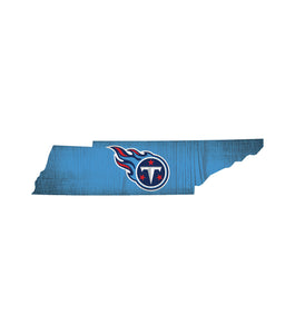 Tennessee Titans State Wood Sign